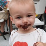 Chocolate popsicle face